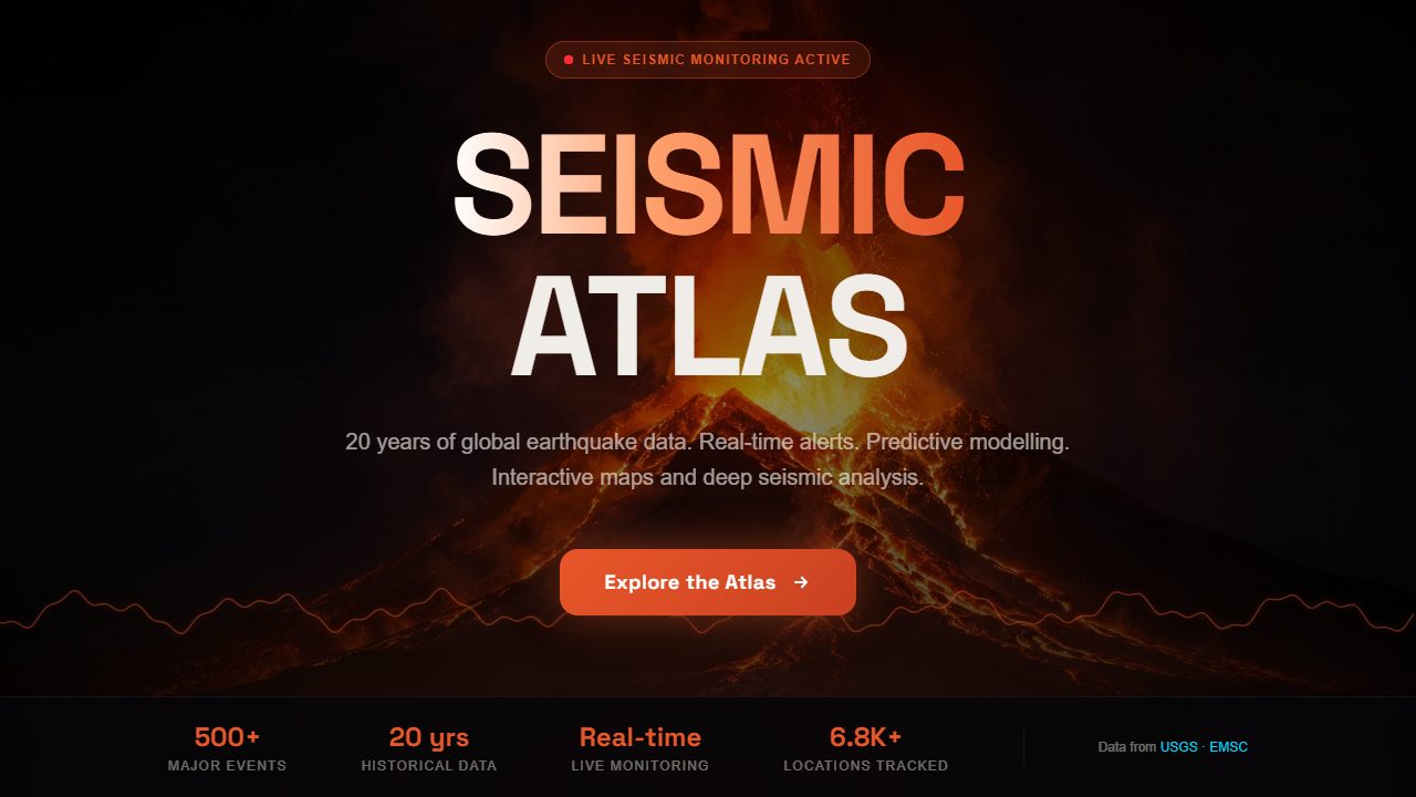 Screenshot de Seismic Atlas