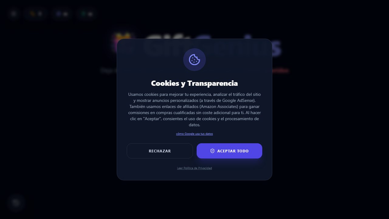 Screenshot de GiftGenius