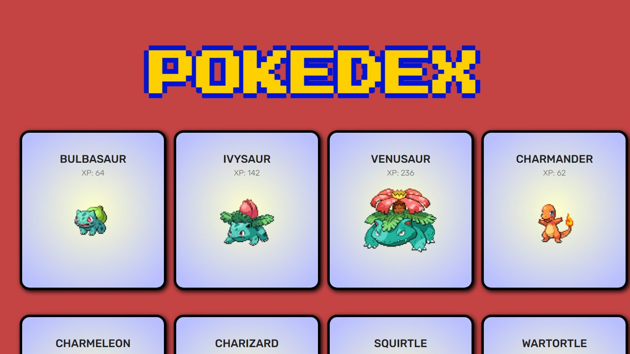 Screenshot de Pokédex